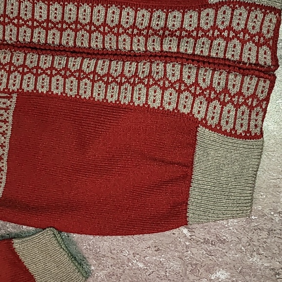 Vintage. Made in USA. 1 of a kind. Full-zip Cardigan. Men's size Large. - Picture 4 of 16